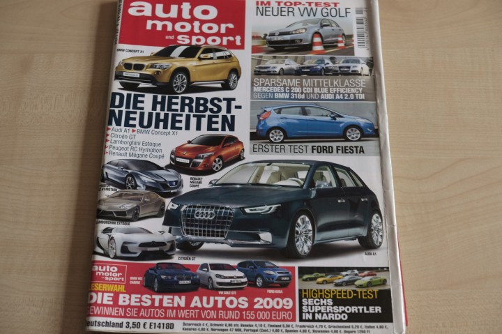 Deckblatt Auto Motor und Sport (22/2008)